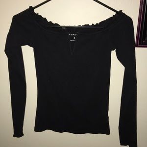 Aeropostale black off the shoulder